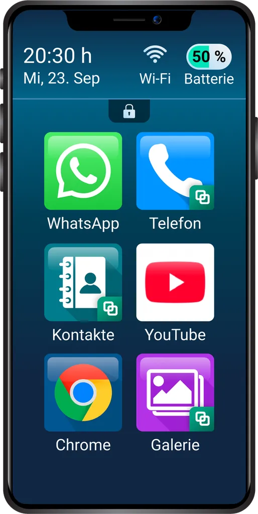 Sperrfunktion der Bleta-App