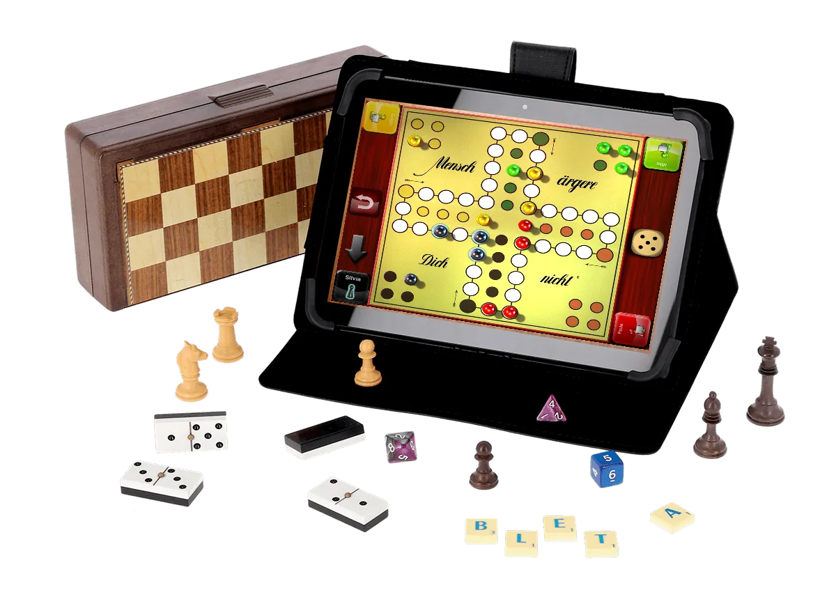 Bleta-Tablet mit Spielen auf dem Bildschirm
