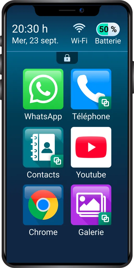Système de verrouillage de l'application Bleta
