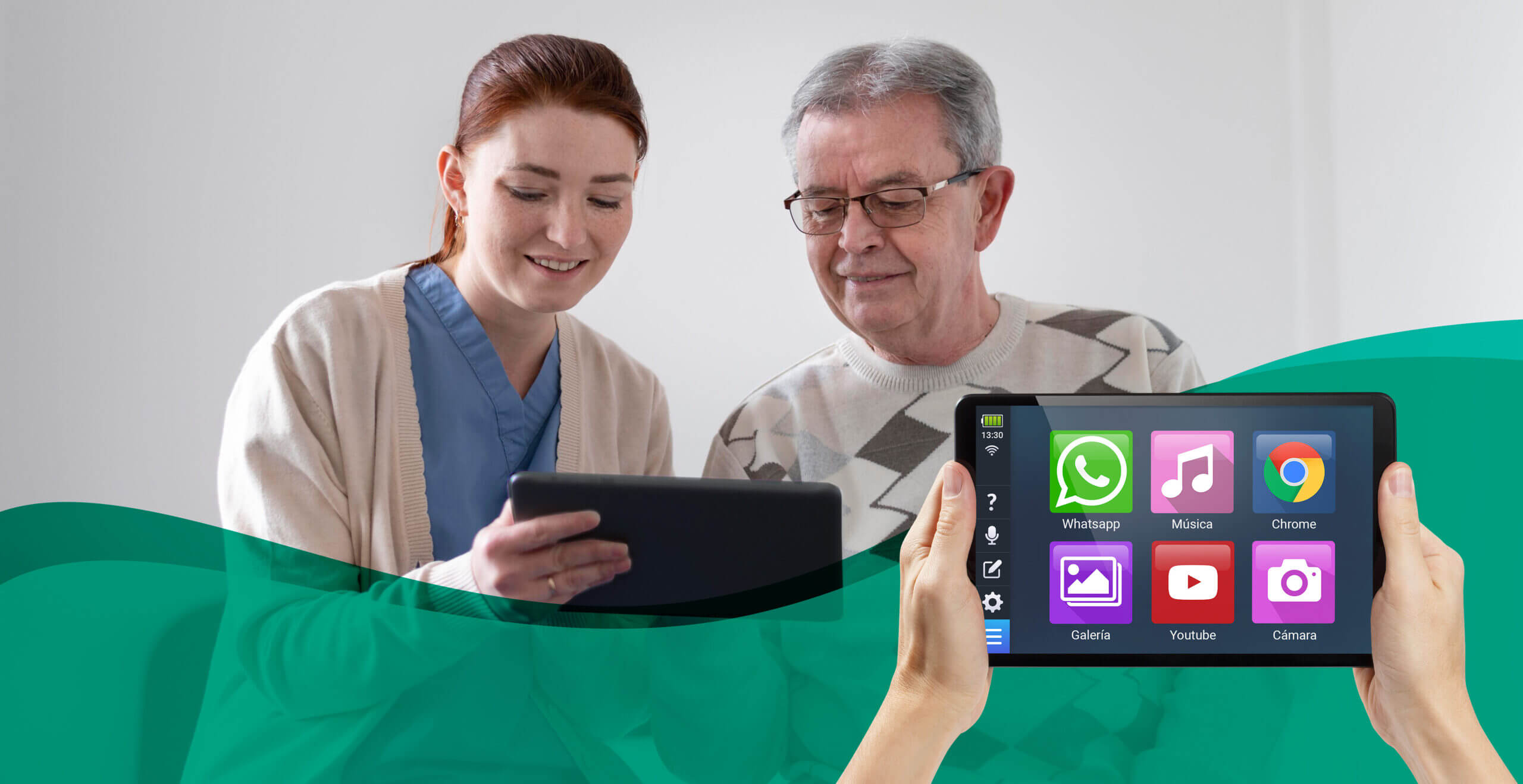 Personas con bleta accesible