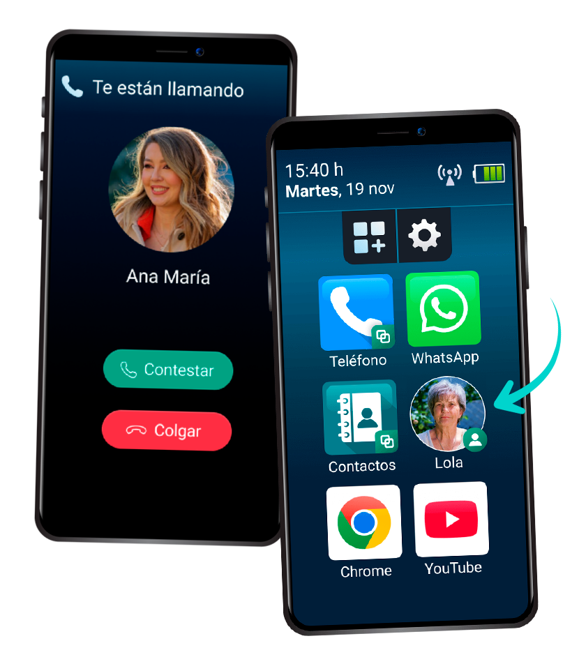 Aplicación Bleta para mayores