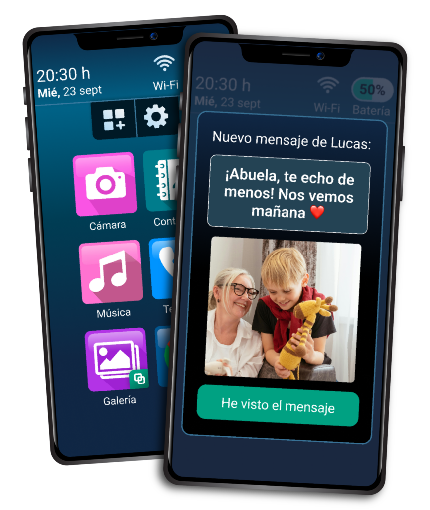 Móvil con el plan Bleta Conecta