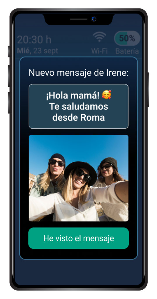 Móvil con el plan Bleta Conecta