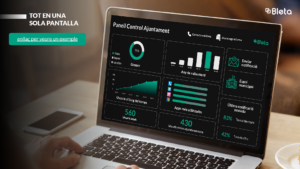 Imagen del webinar en el que se muestra parte la gestión de Conecta en Grande - Bleta